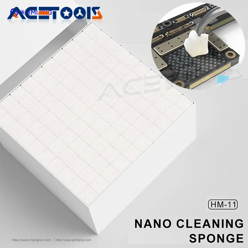 MIJING HM-11 NANO Cleaning Sponge Easily Cleans the Motherboard CHIP For Mobile Phones Screen Frame Camera Cleaning Tools