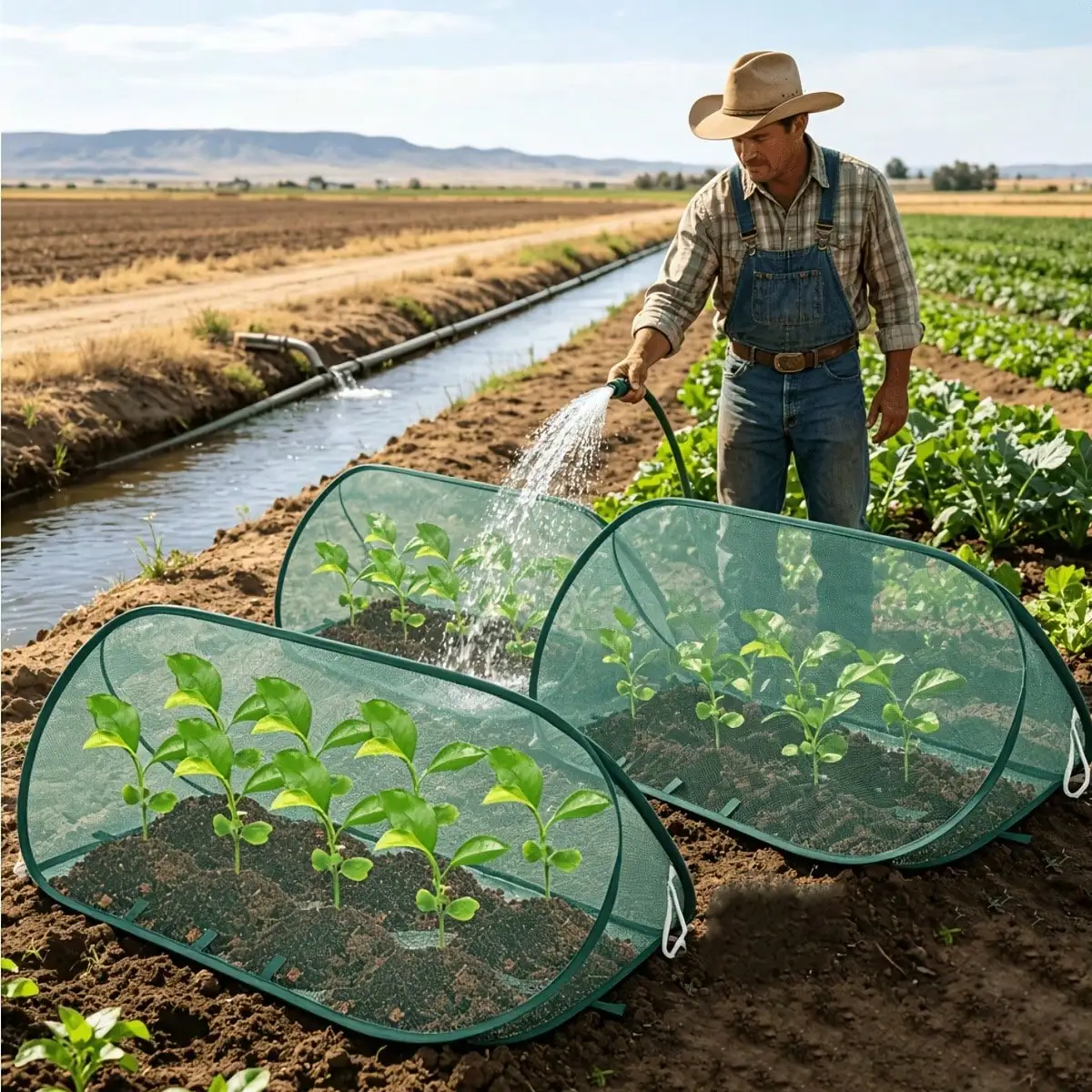 Pop Up Plant Vegetable Fruit Insect Protection Cover Set Anti Bird Insect Barrier With Ground Pegs For Flower Planting