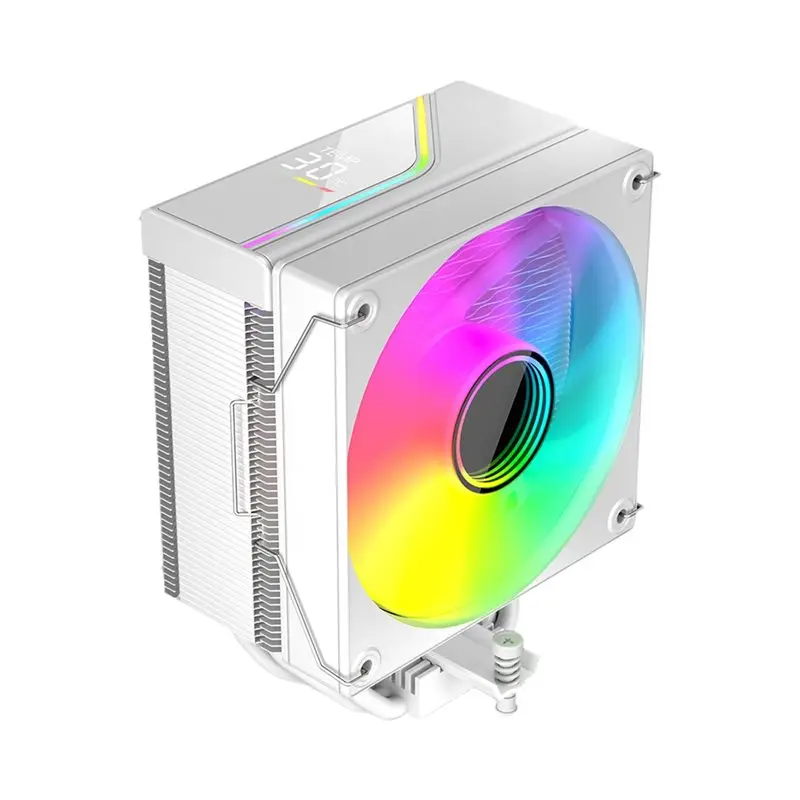 

New--T6 ARGB 220W Air CPU Cooler 6-Heat Pipe Radiator Smart Temperature Display For LGA1700 115X AM4 AM5