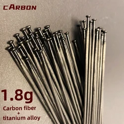 Carbon spokes cycling spokes lightest 1.8g thin flat bars straight pull spokes universal hub road bicycle