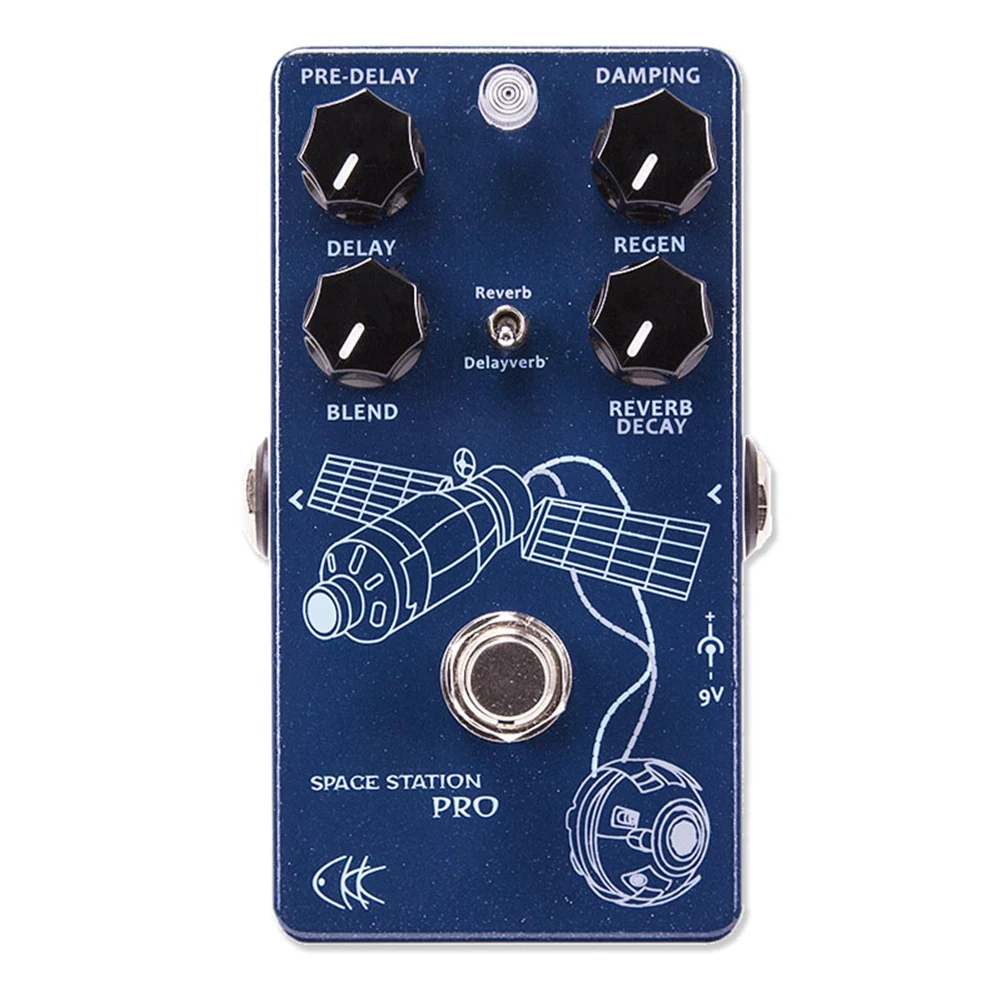 Für CKK Electronic Space Station Pro Gitarreneffektgerät: Delay- und Reverb-Effekte für E-Gitarren