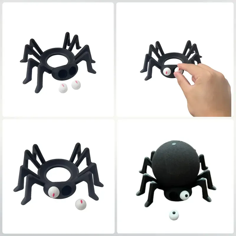 3D Printed Spider-Themed Stand, Smart Speaker Stand for Alexa Echo Dot 4Th/5Th Generation and Homepod Mini, Perfect for Halloween and Christmas Decorations, Desktop Display Stand view 5