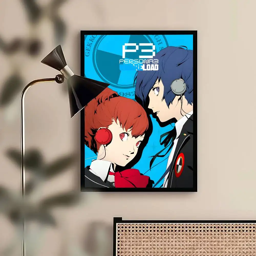 لعبة فيديو جميلة P-Persona 3 ملصق عالي الجودة لغرفة المعيشة جمالية لتزيين الحائط ملصقات هدية #6