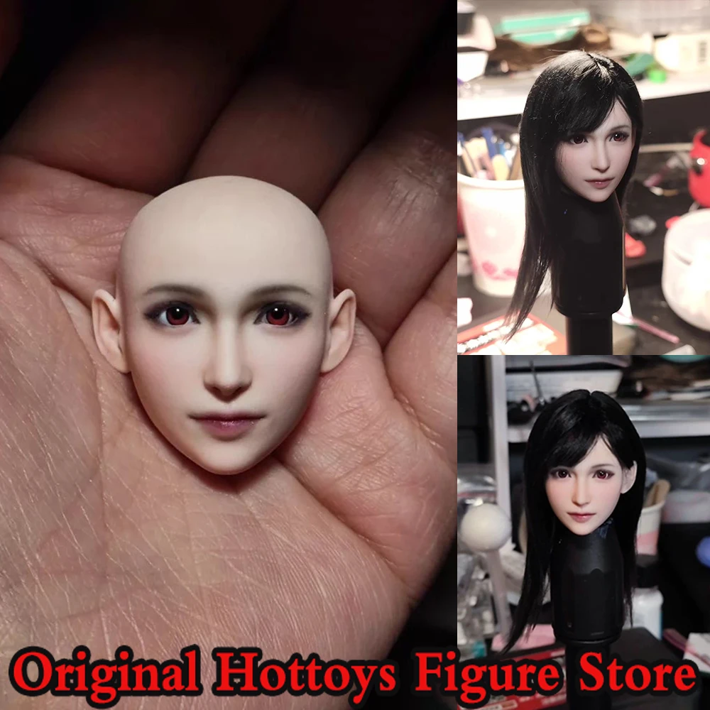 

Скульптура головы женщины-солдата в масштабе 1/6, милая голова богини с лысым макияжем, резная голова для 12-дюймовых фигурок, моделей кукол и игрушек