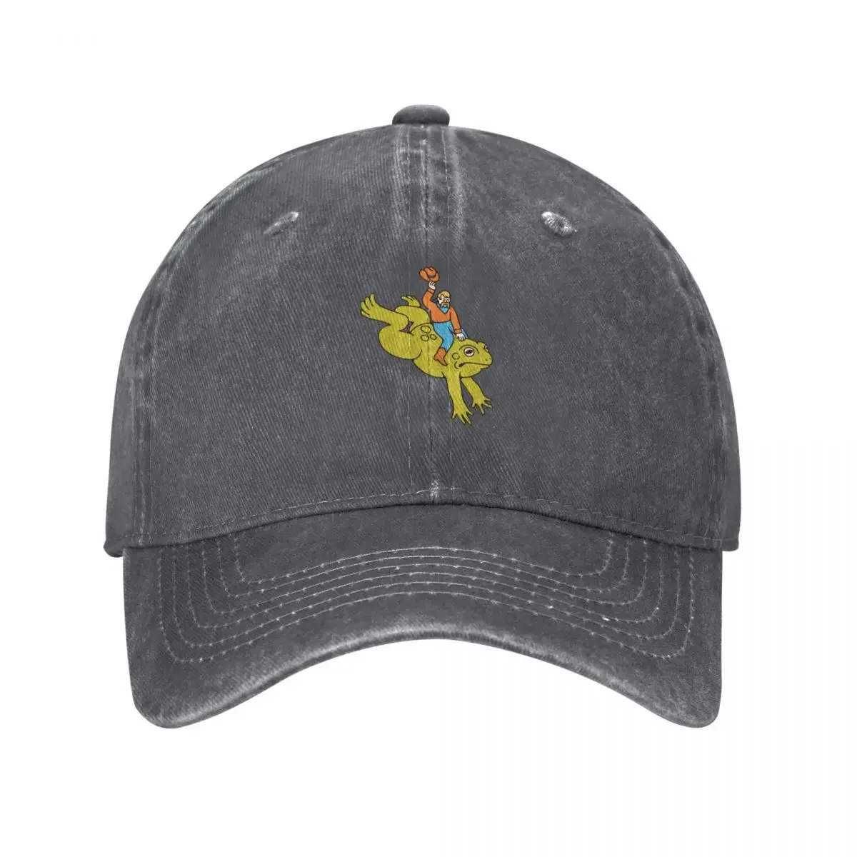 Bucking Frog Baseball Cap Rugby Sunhat Horse Hat Custom Cap Men's Women's