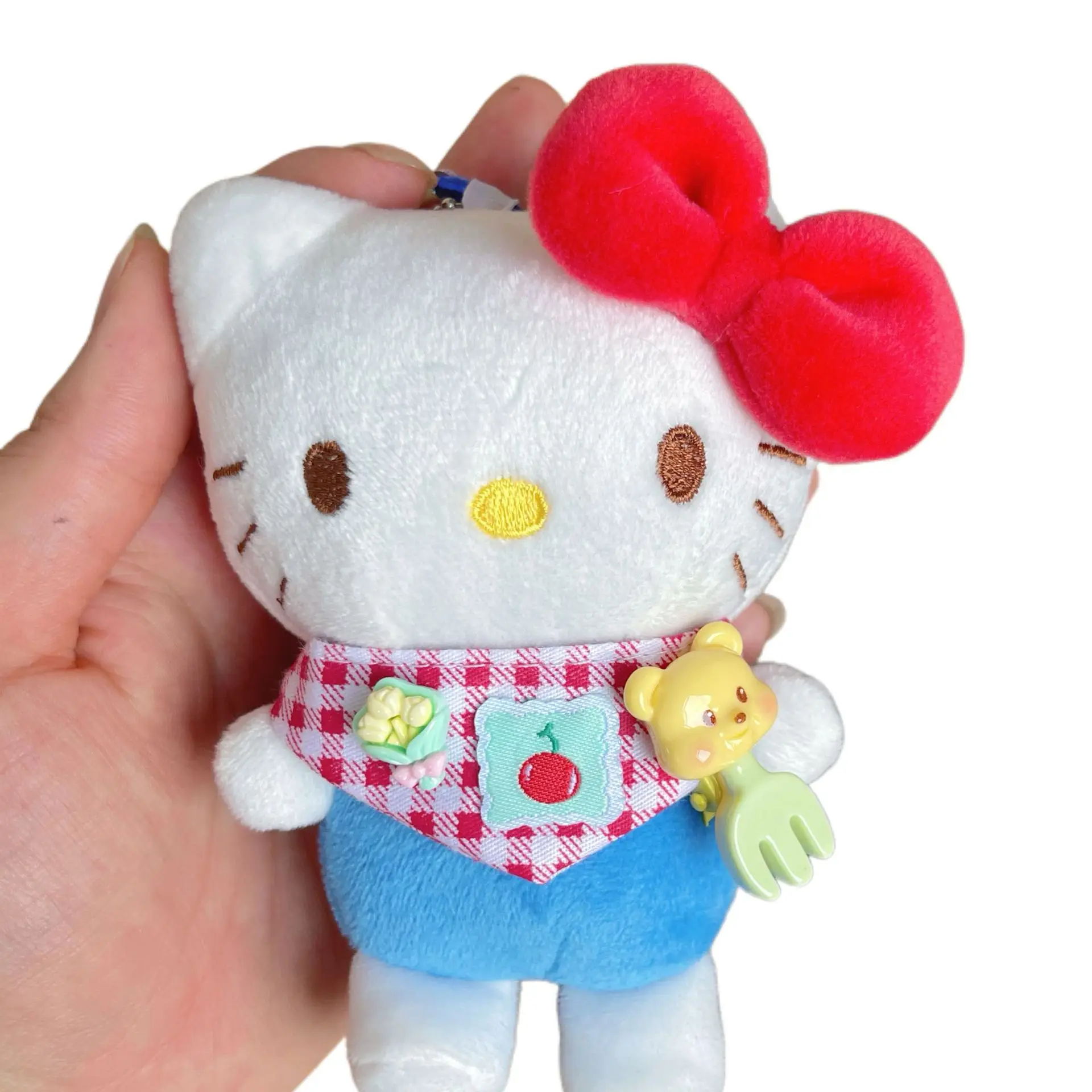 13cm self-mocking bear bib, 10cm baby clothing bib, 10cm cotton doll triangle scarf bib