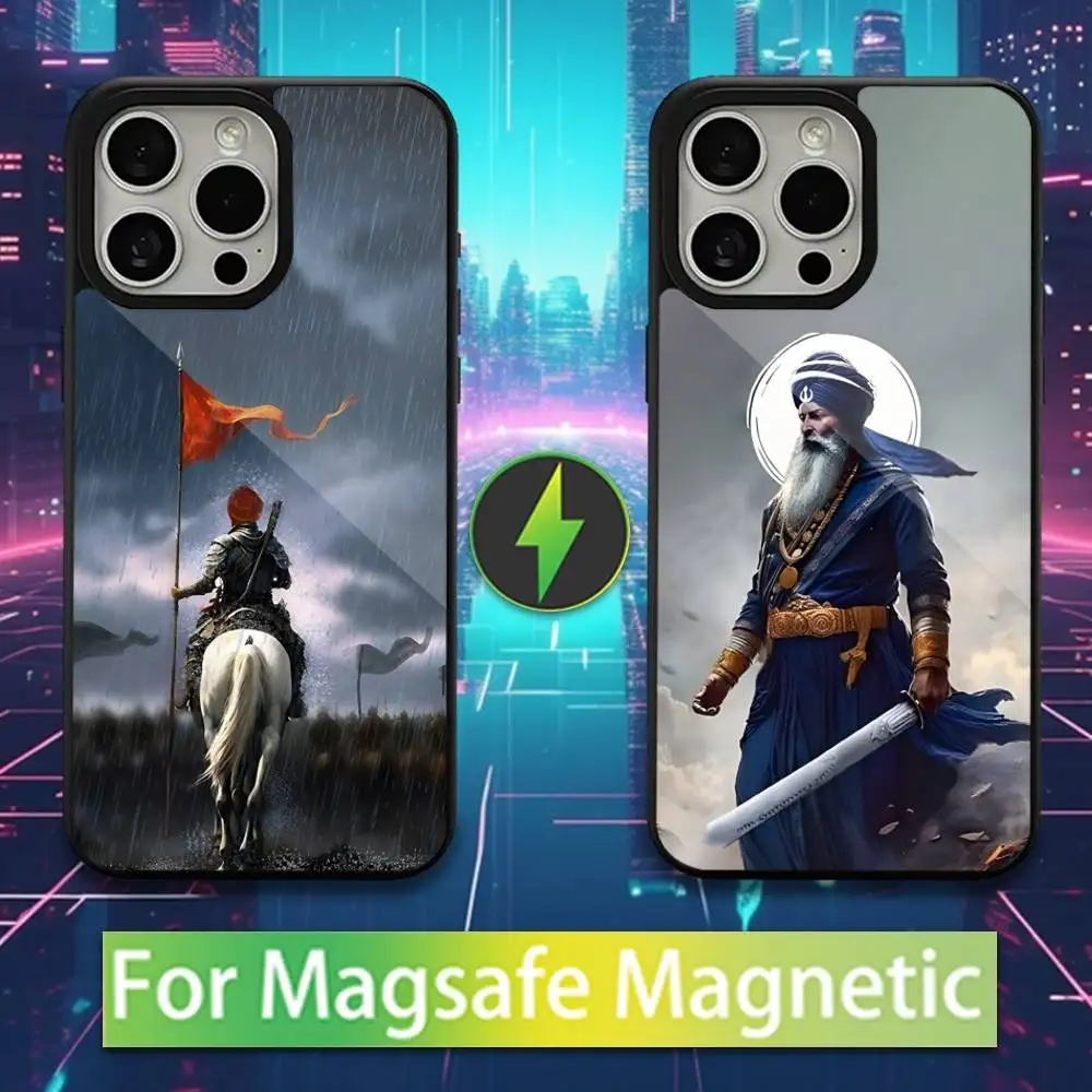 

N-Nihang Singh Sikh WarriorCase For iPhone 16,15,17,14,13,12,11,Pro,Max,Plus,Mini,Magsafe,Magnetic Wireless Charging Case