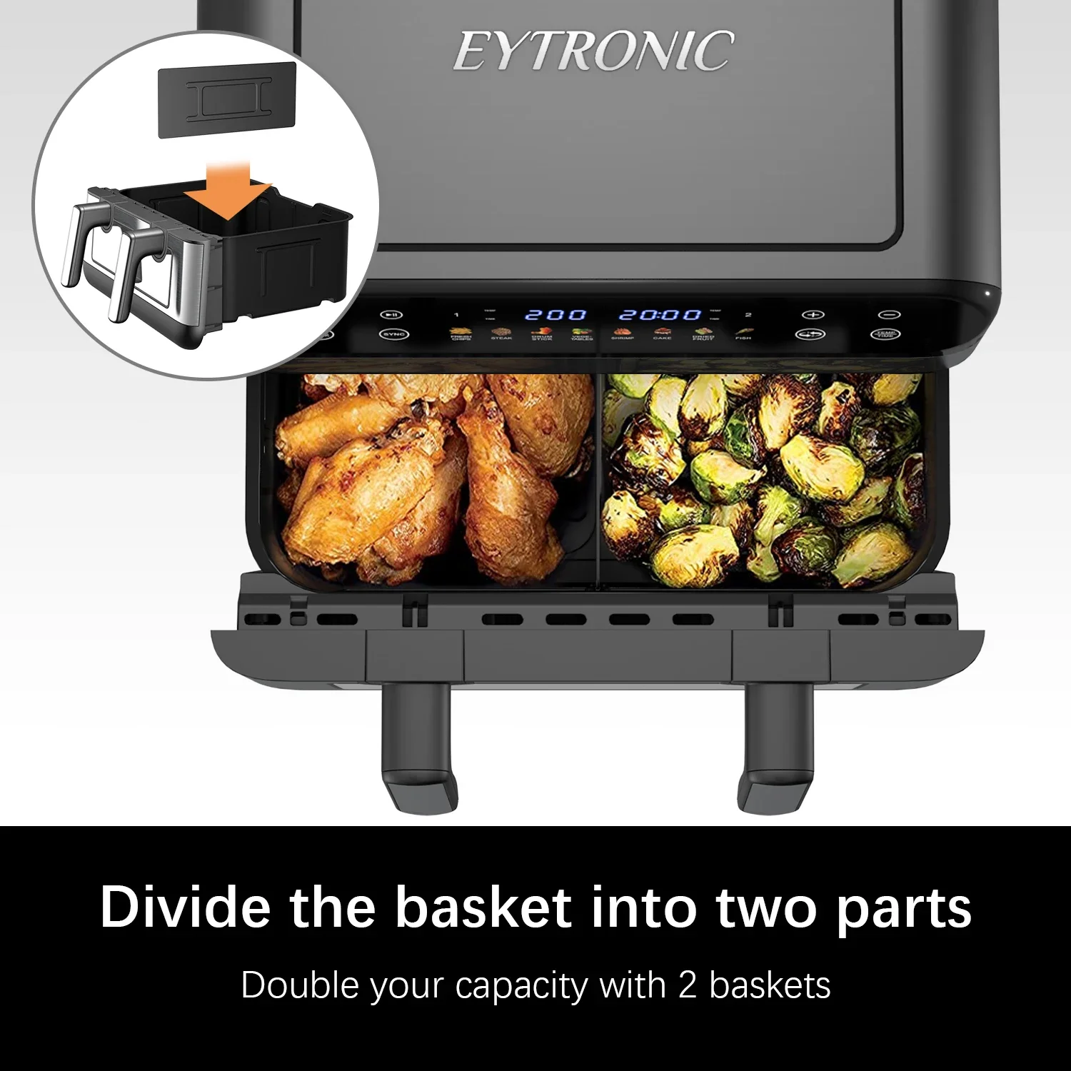 kitchen air fryer fryer easy use maquina Easy use Large Capacity oven de lavar roupa homeuse kitchen freidora