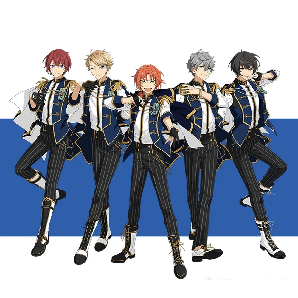 Ensemble Stars Knights Anime Cosplay Costume Tsukinaga Leo Sena Izumi Suou Tsukasa Narukami Arashi Sakuma Ritsu Wig Uniform Suit