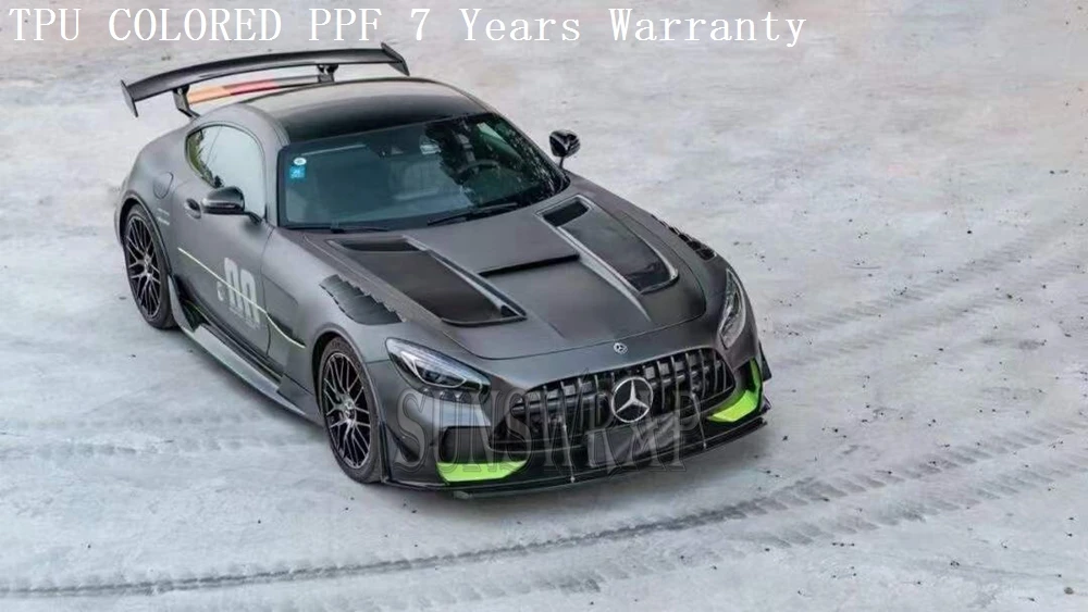 

Self healing Car Paint Color-Changing TPU PPF Matte Shimmering Orange Vinyl Sticker Wrap Car Body Protection Film 5x52ft/roll