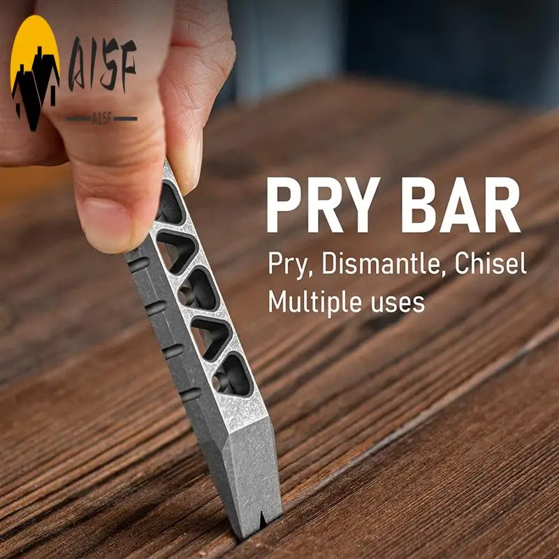 

A15F-Keychain Multitool Tool Pocket Tool Bottle Opener Keychain Outdoor Tool, Titanium Key Chain,Matte