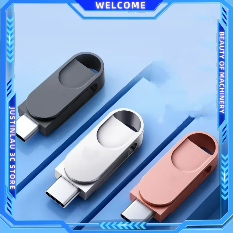 1Pcs USB 3.0 and Type-c Flash Drive 16GB 32GB 64GB 128GB  Pen Drive Memory Stick for Desktop and Laptop Computer