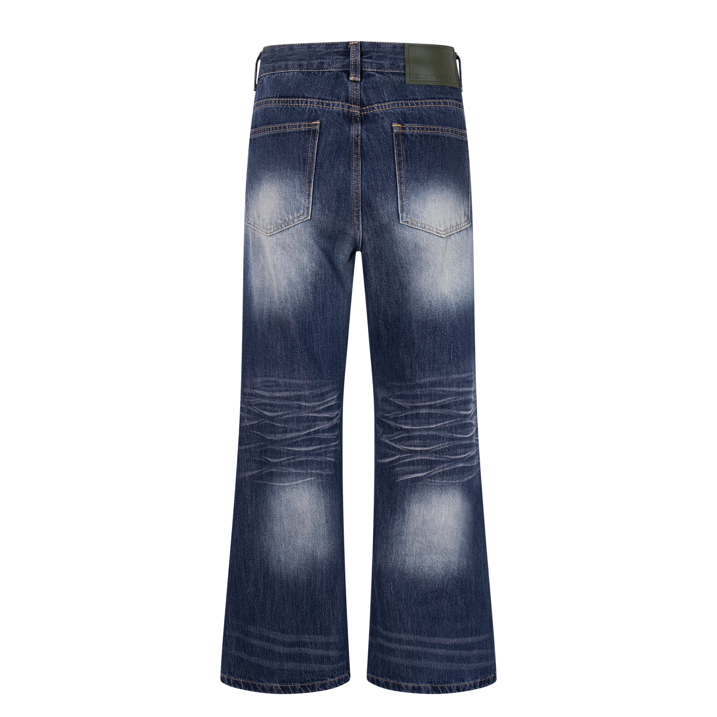 AL80007 BLCG High Waist Super Quality  Loose Fitting Denim Pants  Heavy Thick Unisex Fashion Stylish Jeans