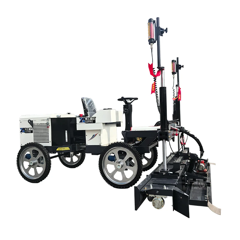 High Quality Laser Concrete Screed Machine Four Wheel Drive Automatic Slope Control for Floor Construction Customized