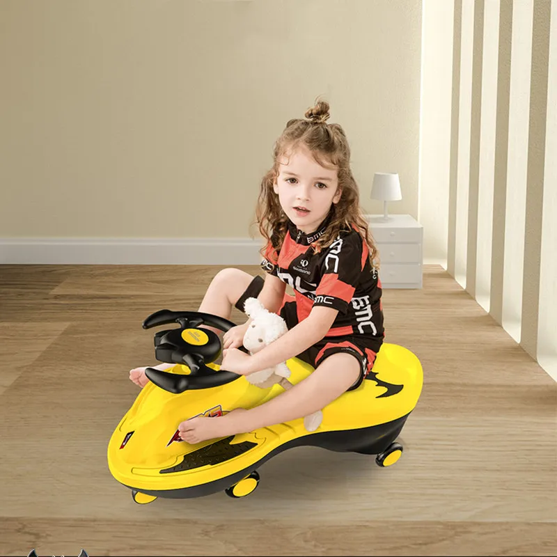 

Baby twisting car children sliding pulley children riding toy car boys and girls rocking car