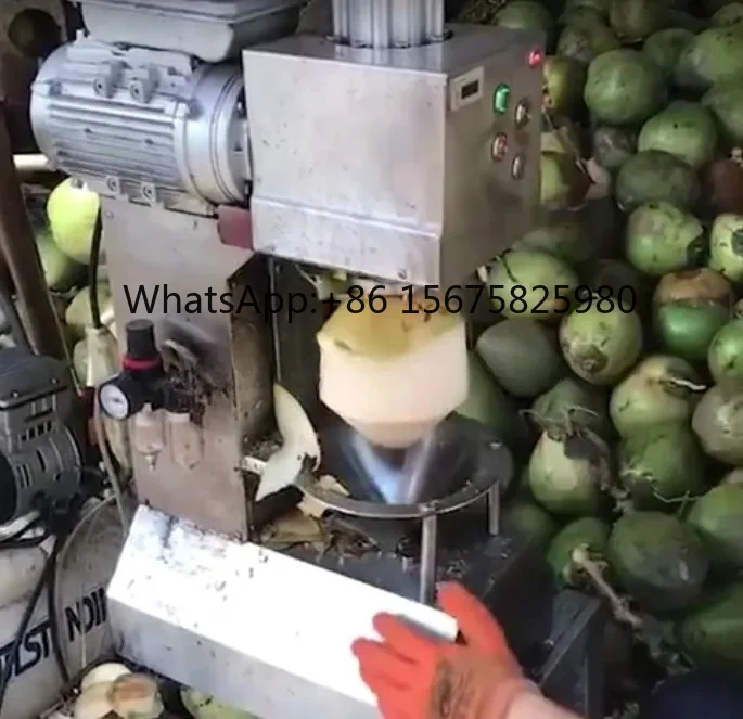 Efficient Green Coconut P eeler Automatic Young Coconut Processing Machine