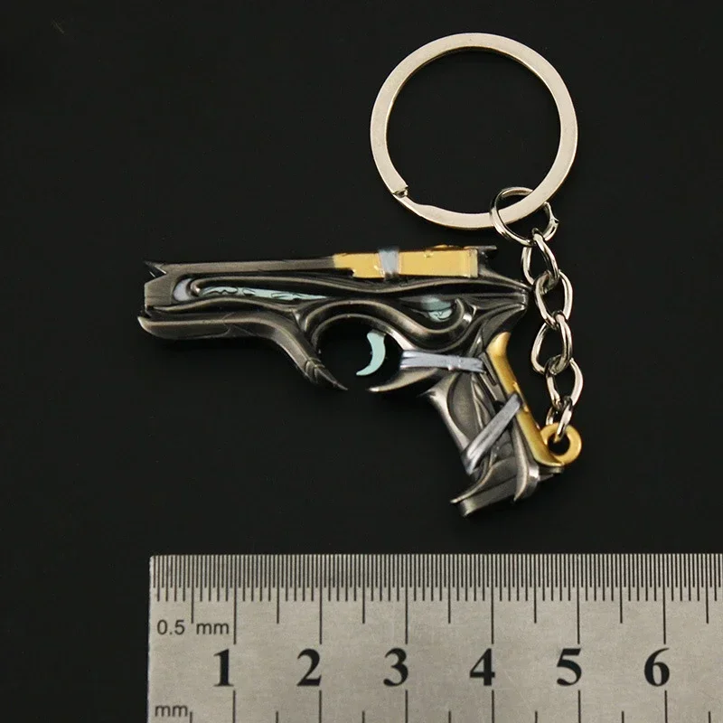 5cm Valorant Fearless Contract Game Surrounding Mini Toy Keychain Pendant Charm Binding Wrath Pistol Binding Magic Weapon