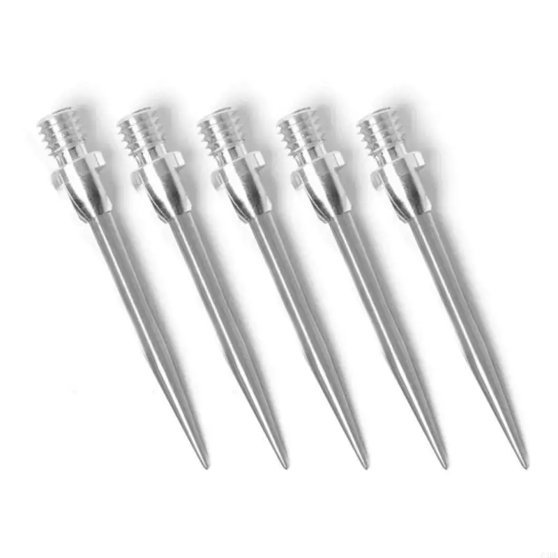 

C4DE 5pcs Profession Replacment Steel Tip 2ba Thread Accessy Accessy 2ba 2BA Стальный наконечник металлические