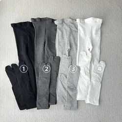 2014 Autumn new striped split-toe socks Women pantyhose
