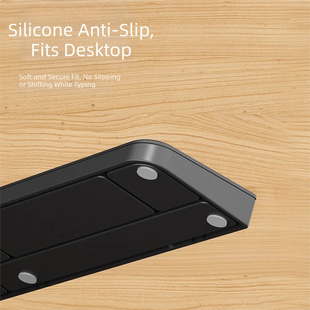 Anti-Slip Base Keyboard Wrist Rest Comfortable Texture Storage box Keyboard Wrist Protector Space Saving Ergonomic