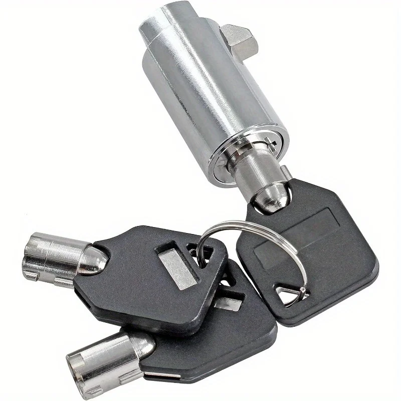 Cylinder Cabinet Lock with 3 Keys Zinc Alloy Drawer Lock Furniture Security Lock for Wardrobe Cupboard Mailbox Tool Box