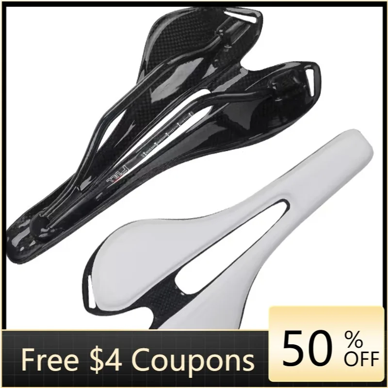 

STLF 2022 Hot Selling Leather Saddle Road Bike Black White Red Mtb Seat Cycling Comfort Soft Bicycle Saddle