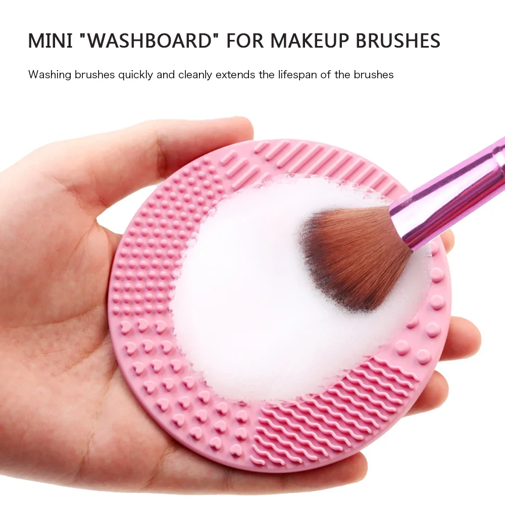 Silikon Pinsel Reiniger Kosmetik Make-Up Waschen Pinsel Gel Reinigung Matte Foundation Make-Up Pinsel Reiniger Pad Scrubbe Board