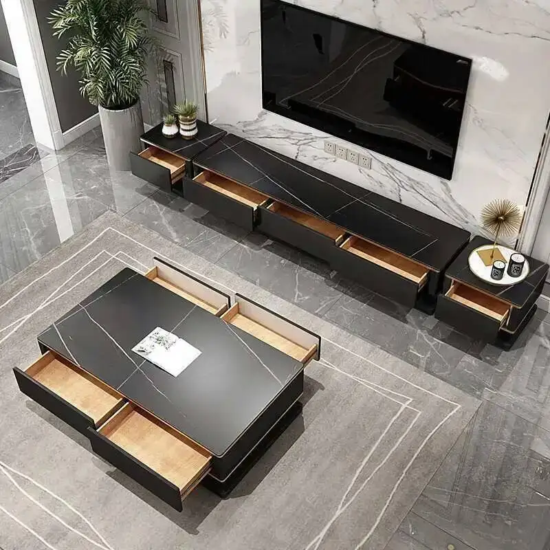 

Stands Tv Luxury Living Room Mobile Display Drawers Movies Storage Tv Table Universal Designer Suporte Para Tv Home Furniture