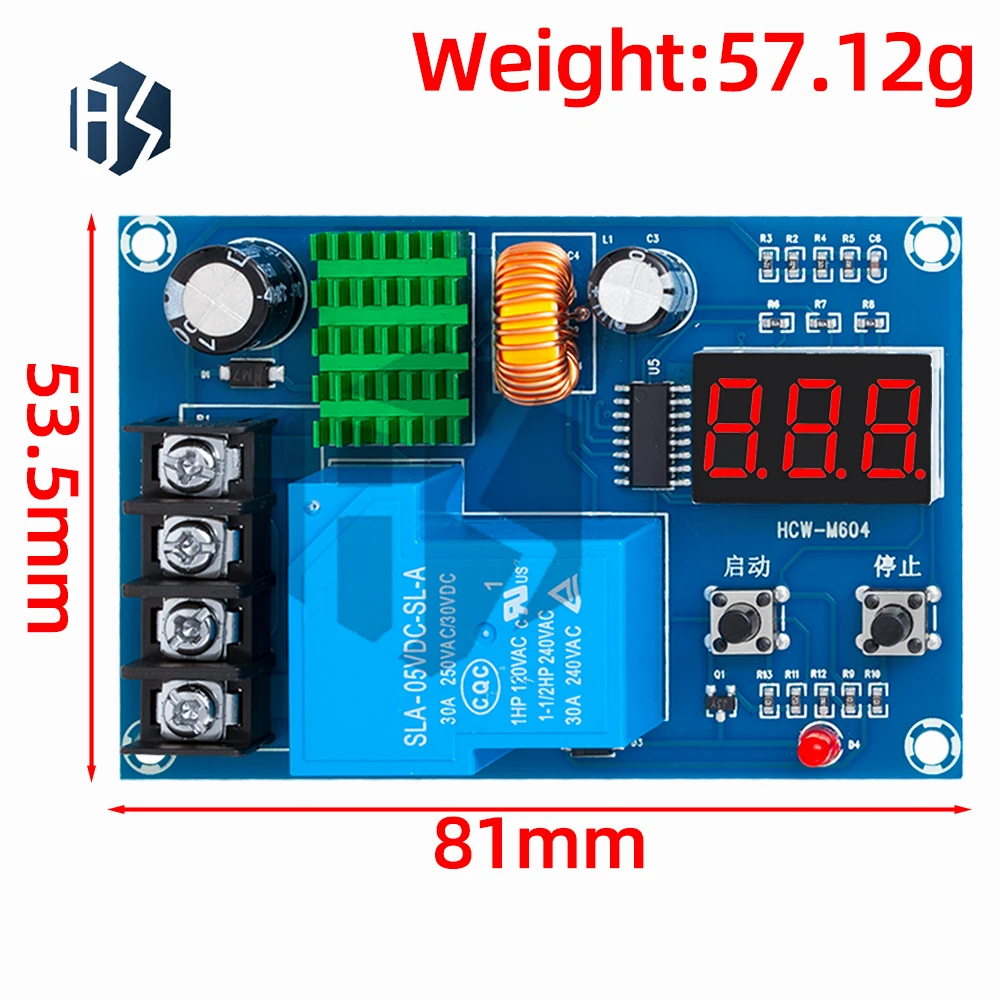 Module de chargeur de batterie au lithium XH-M604 : interrupteur de commande de charge DC 6-60 V – Carte de protection intégrée incluse