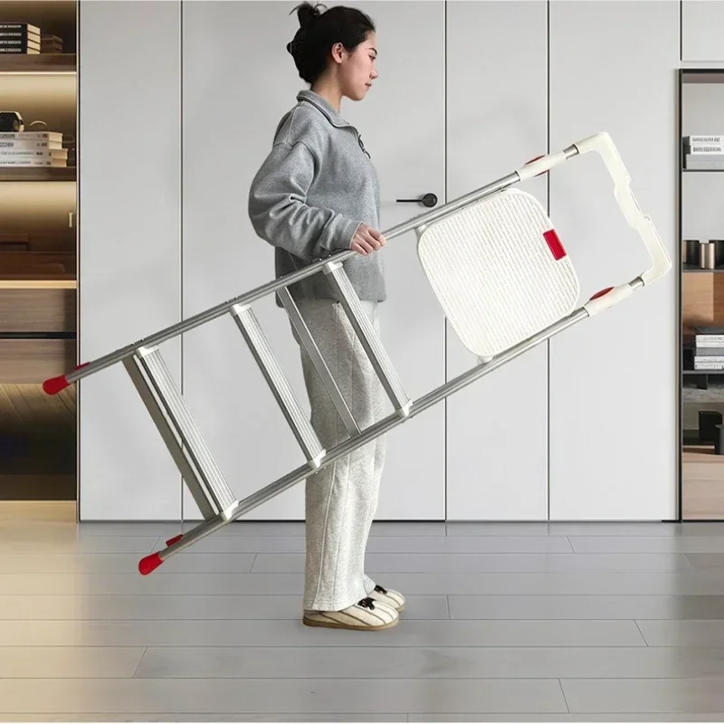 Modern Household Goods Ladder Household Folding Telescopic Ladder Aluminum Alloy Herringbone Ladder Safety Portable Ladder