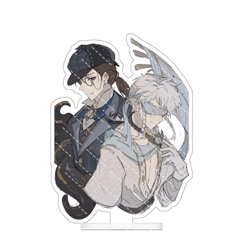 Game Identity V Acrylic Stand Composer Winter Cicada Prophet Peripheral Anime Desktop Ornament Fans Collectible Gift Keychain