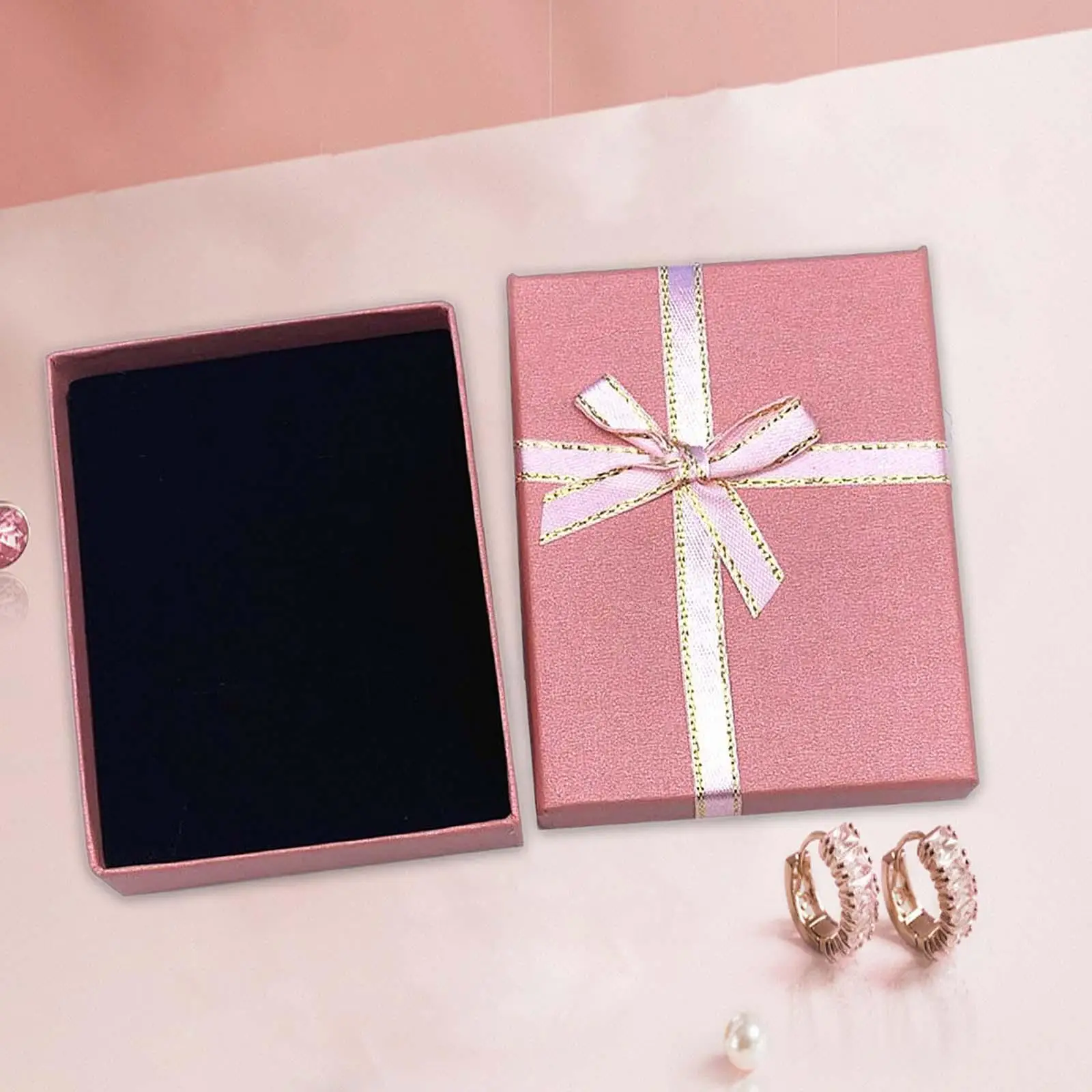 4x صندوق مجوهرات مجوهرات حقيبة للتخزين صندوق تخزين المجوهرات منظم المجوهرات للأقراط