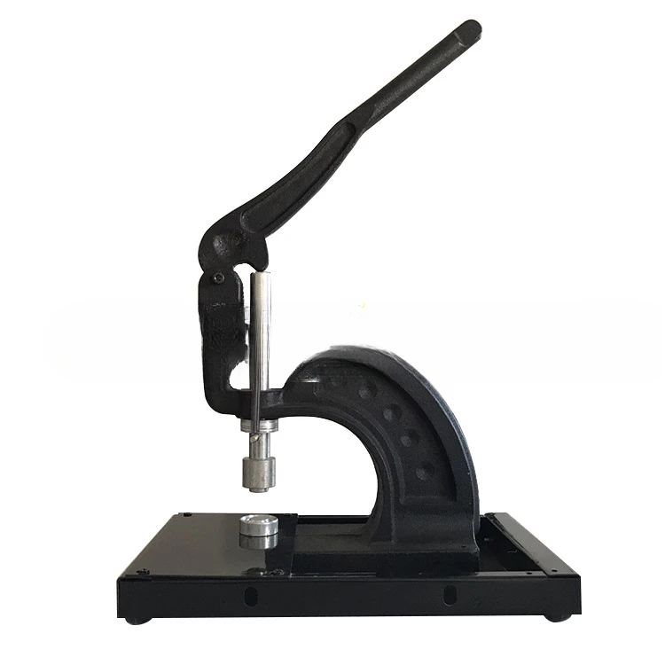 Car seat cushion waterproof cloth plastic film buttonhole machine canvas buttonhole riveting machine