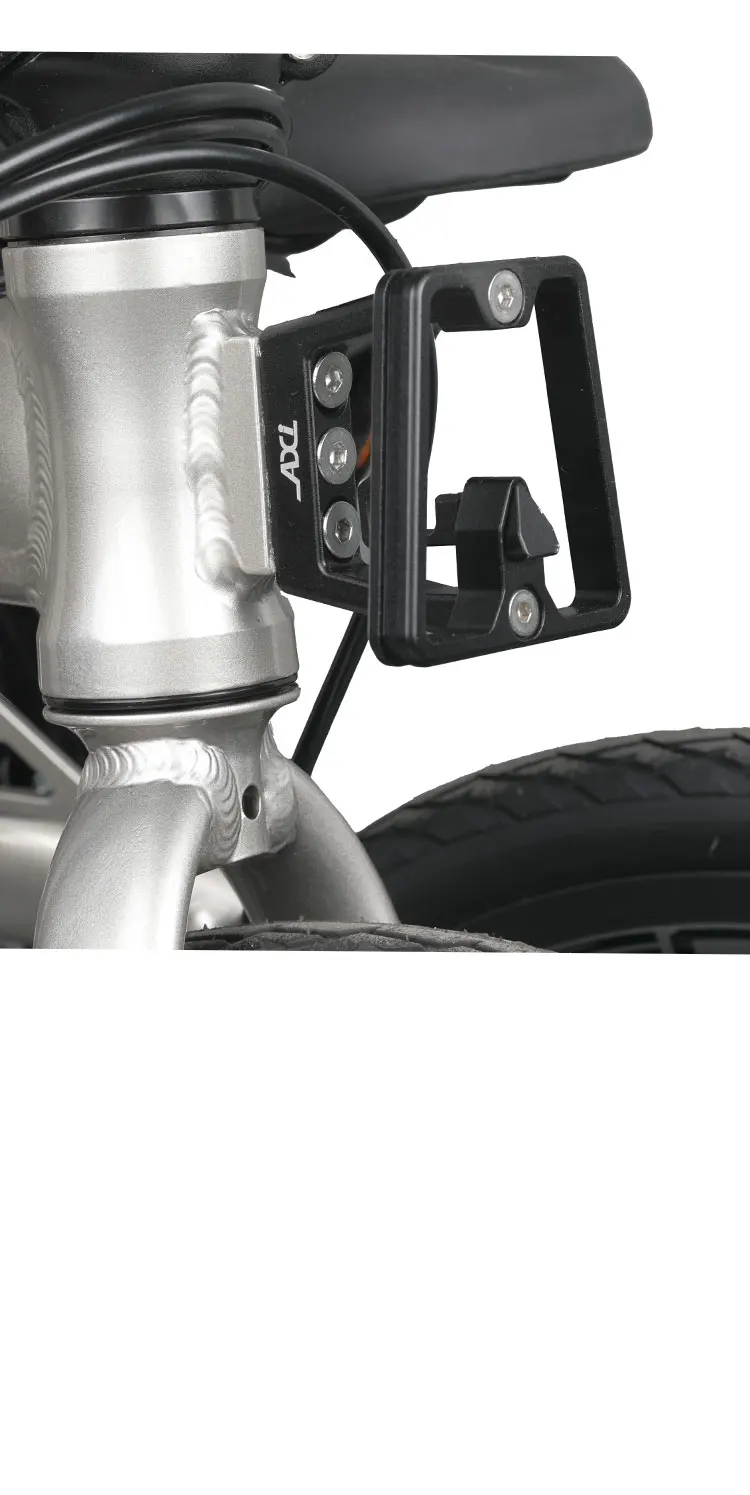 AXI Faltrad-Vordertasche Erhöhter Sockel Aluminiumlegierung Vorderradträger-Adapter Erhöhung für Dahon Brompton Faltrad – Detail 32