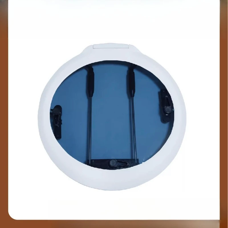 Marine round plastic porthole escape window, decorative window yacht, RV porthole sunroof ship accessories