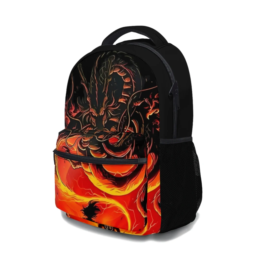 Drachen feuer neue weibliche Mode Mädchen hohe Kapazität wasserdichten College-Rucksack trend ige Mädchen Laptop Schult aschen 17 Zoll ﻿ ﻿