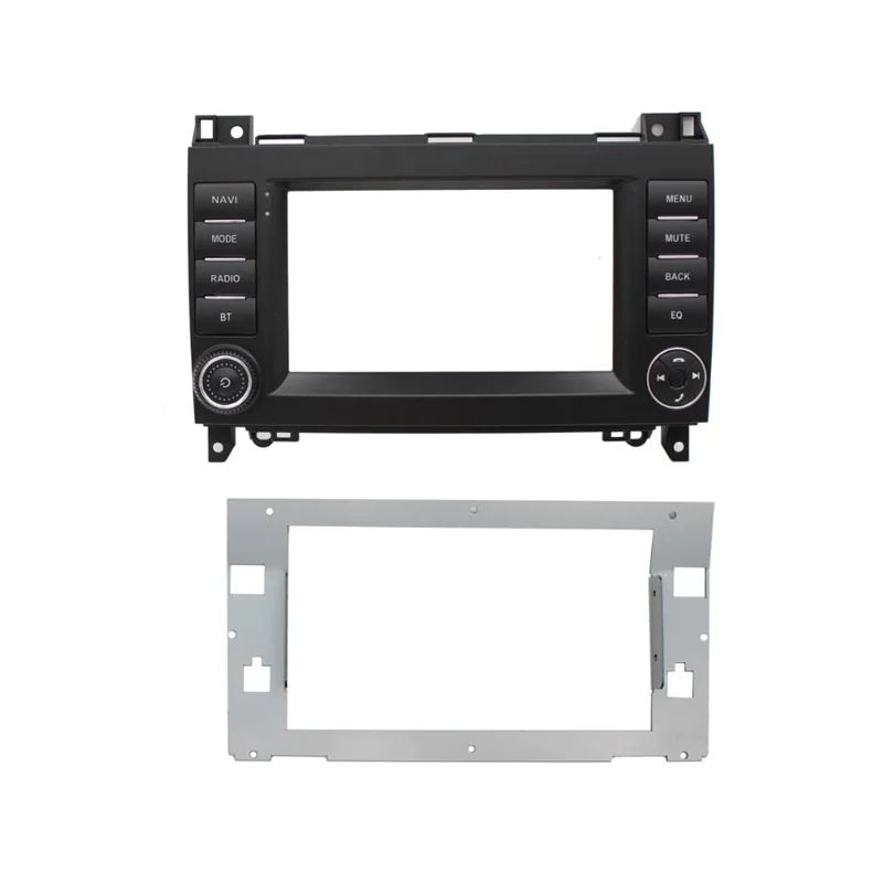 7 INCH Fascia Frame Adapter Original 2 Din for Benz B200 Dash Audio Fitting Panel Frame Kit