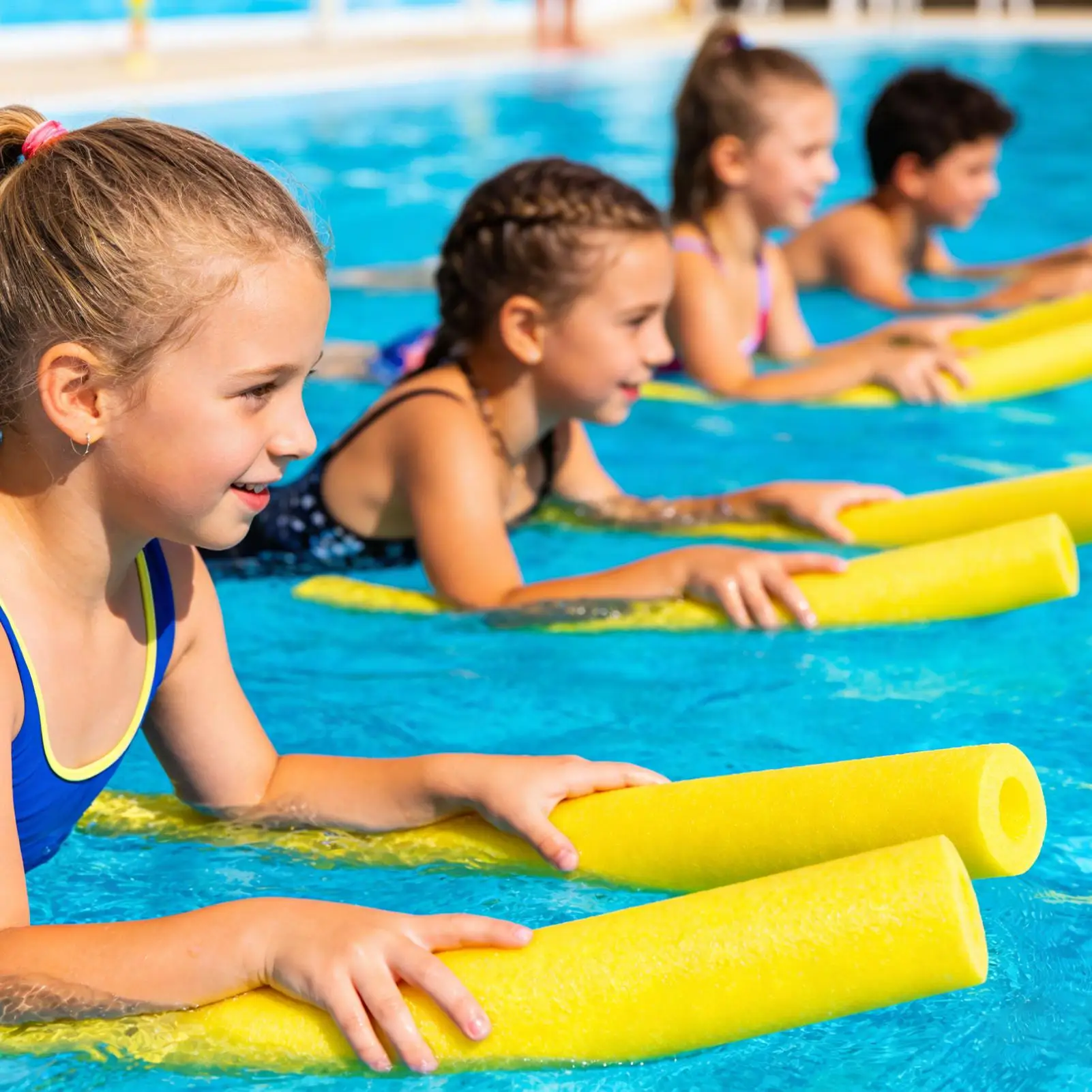 Juguete de Piscina, Flotador Hueco para Ejercicios Acuáticos, Flotadores de Piscina para Niños, Niñas, Adultos, Decoración para Fiestas Familiares, Hogar y Exteriores
