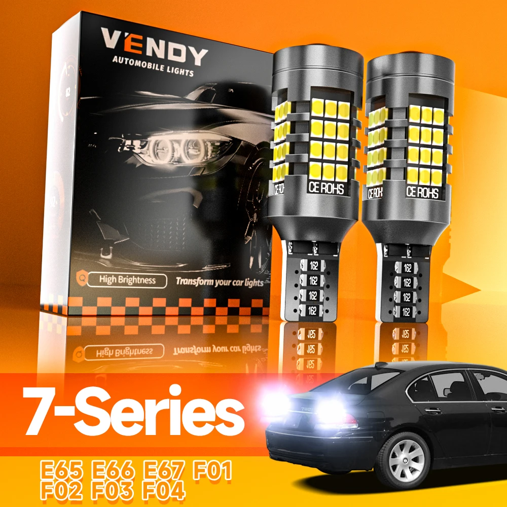 

2 шт. для BMW 7 серии E65 E66 E67 F01 F02 F03 F04 2001-2015 светодиодный фонарь заднего хода 2006 2007 2008 2009 2010 аксессуары