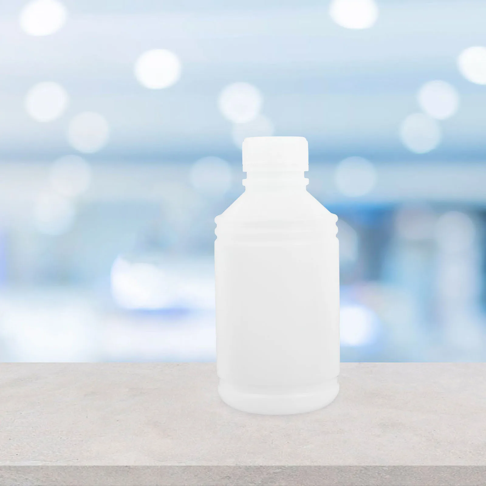 

4 Pcs Plastic Bottle Lab Bottles Protection Laboratory Containers White Liquid Storage Leakproof