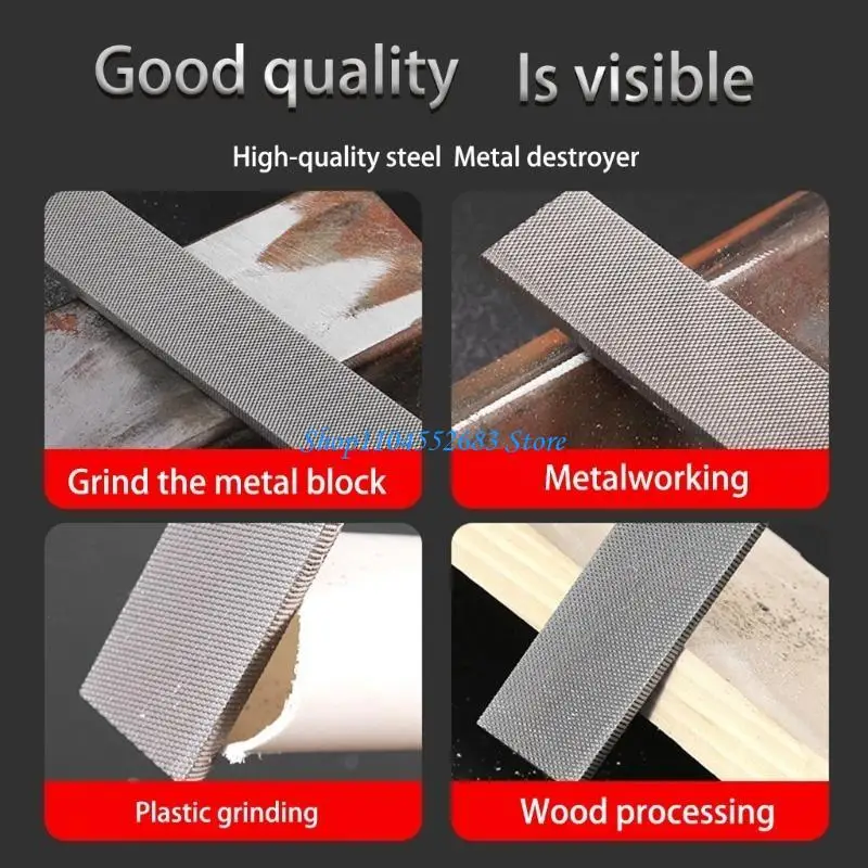 

Y6GD Accuracy Steel File Pack 5 Shapes 6 Inch Tool for Metal Shaping Trimming