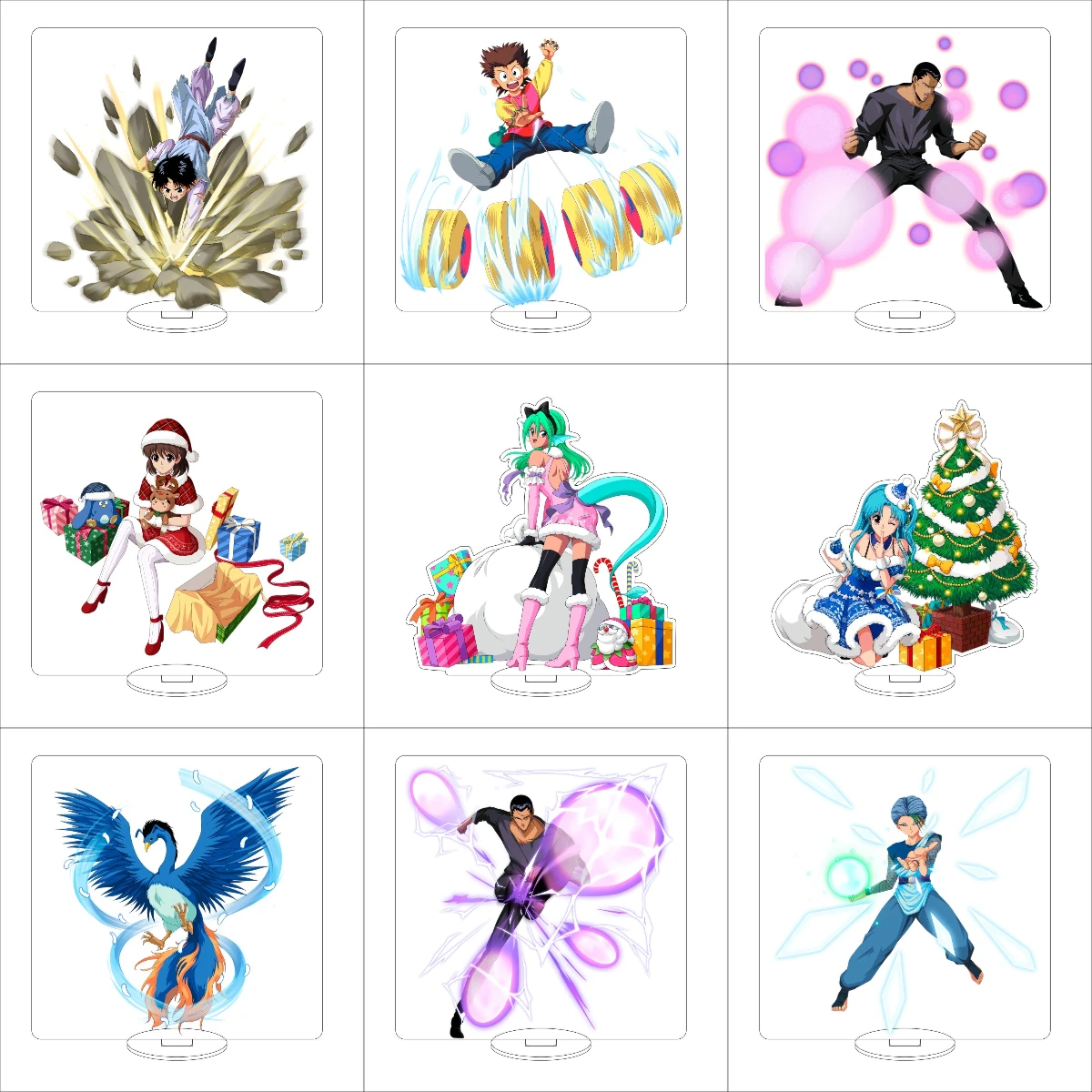 16 سنتيمتر أنيمي يويو هاكوشو تأثيري الاكريليك حامل الحلي Urameshi/Kurama/يوكينا الشكل حامل هدايا الهالوين