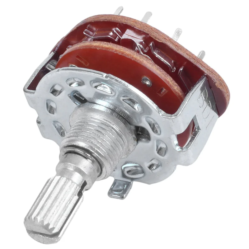 ABGR-10X آلة إلكترونية 4P3T 4 أقطاب 3 موضع 2 سطح 16 دبوس مفتاح دوار