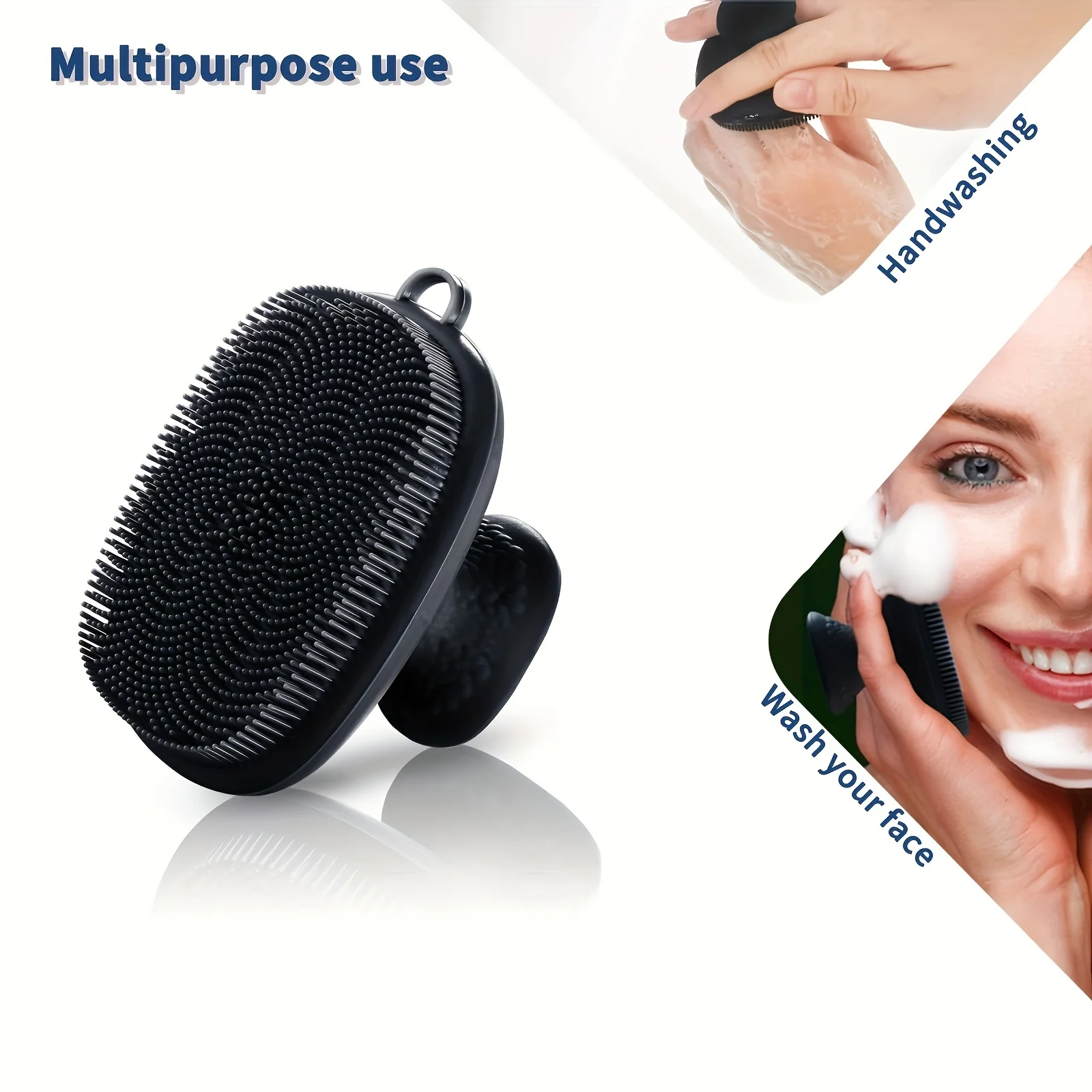 Épurateur de visage en Silicone pour hommes et femmes, brosse de nettoyage du visage, brosse de lavage du visage en Silicone, nettoyage manuel, soins de la peau