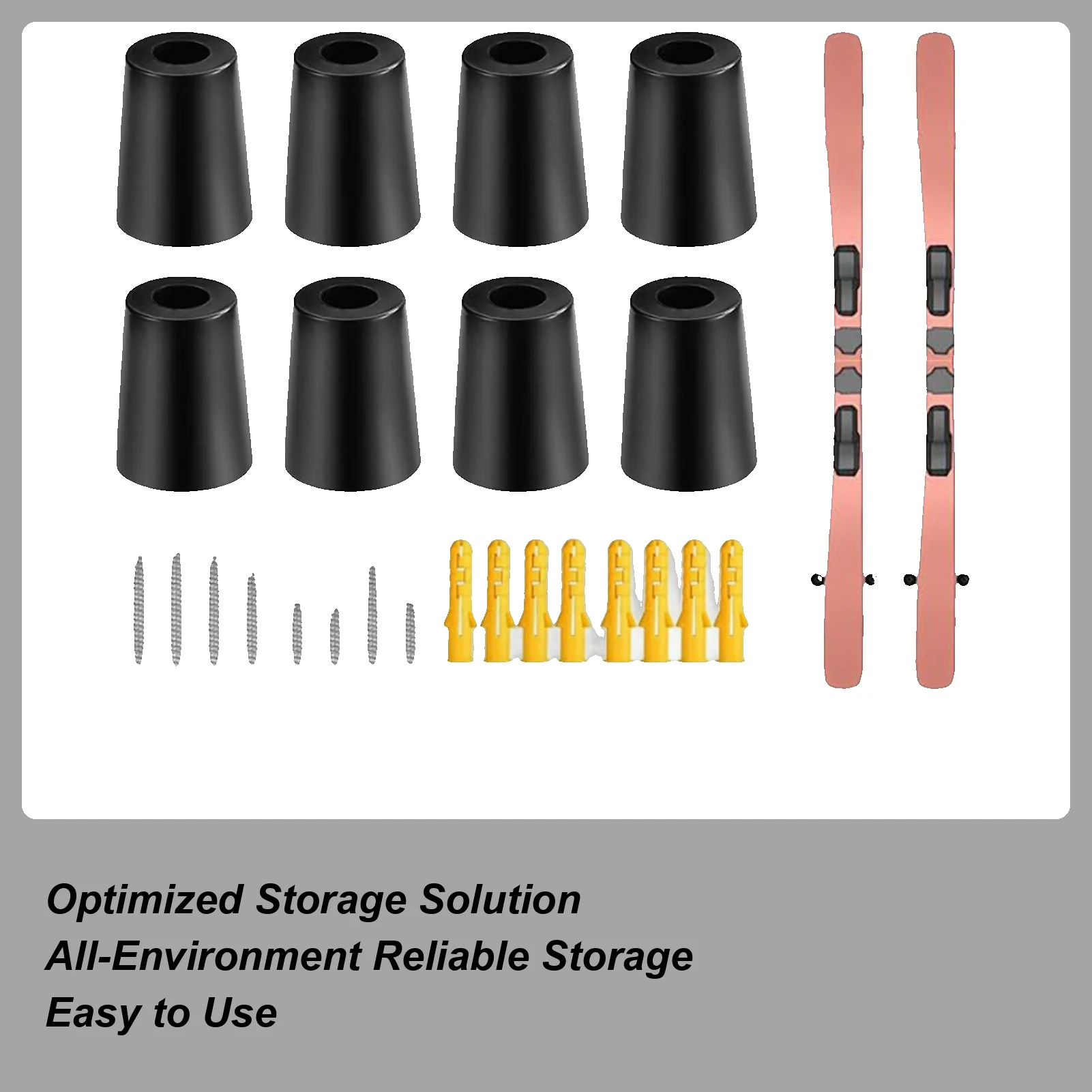 

Ski Wall Mount Vertical Snowboard Hanger Ski Storage For Garage Store Indoor Display Sports Shop Equipment Gear Skateboard