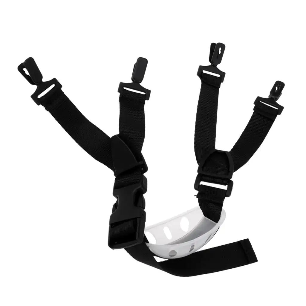 

Helmet Chin Strap - 4-Point Workwear Safety Chinstrap Protective Hat Helmet - One Size