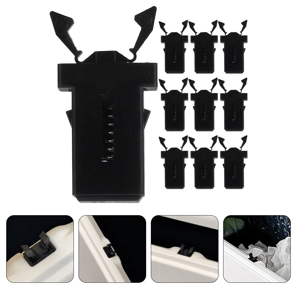 

10 Pcs Switch Lock Waste Bin Press Trashcan Buckle Latch Accessories Self-locking Garbage Replacement Buckles