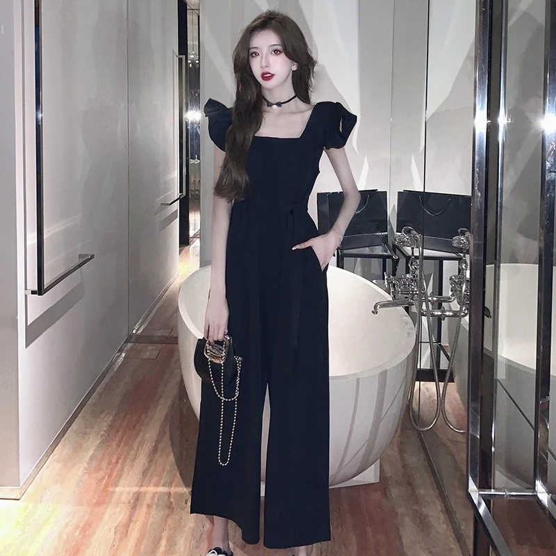 

Женский элитный комбинезон с прямыми штанинами, цельный, для лета, весны и осени, премиум-класса, на все случаи жизни