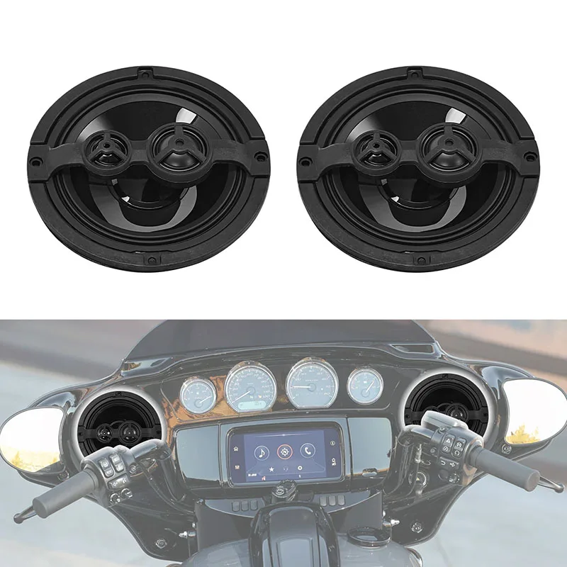 

Motorcycle 6.5'' Front Fairing Speakers Fit For Harley Street Glide Electra Glide 2014+