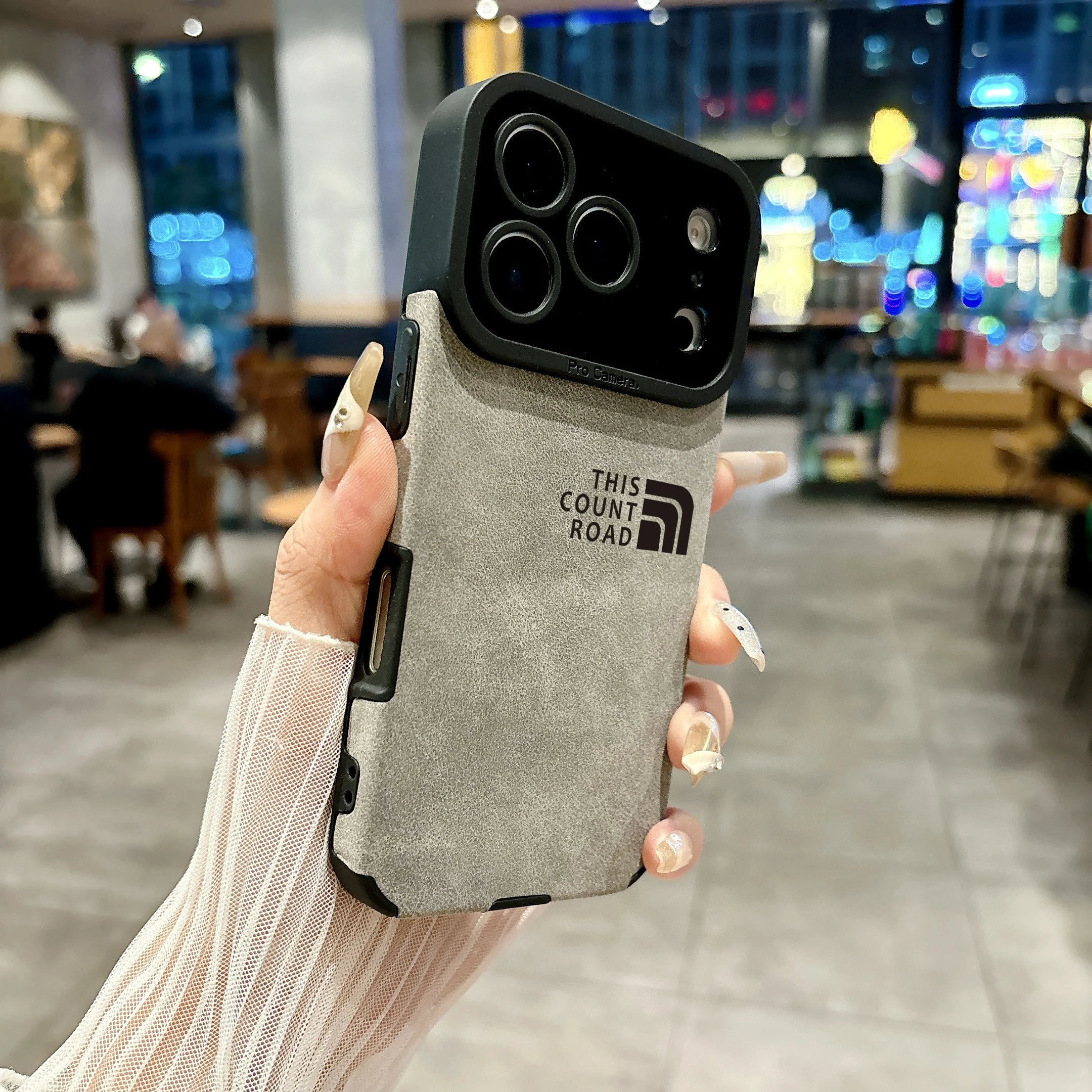 Mikrofaser-Leder-Handyhülle für iPhone 17 Air 16 15 14 Plus 13 12 11 Pro Max Cover 16e Luxus-Funda Outdoor-Streetwear-Hüllen